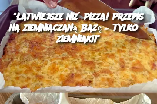 "Łatwiejsze niż Pizza! Przepis na Ziemniaczaną Bazę – Tylko 3 Ziemniaki!"