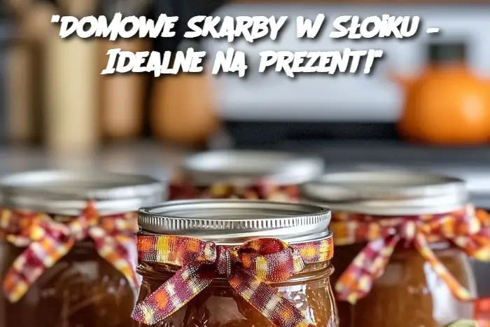 "Domowe Skarby w Słoiku – Idealne na Prezent!"