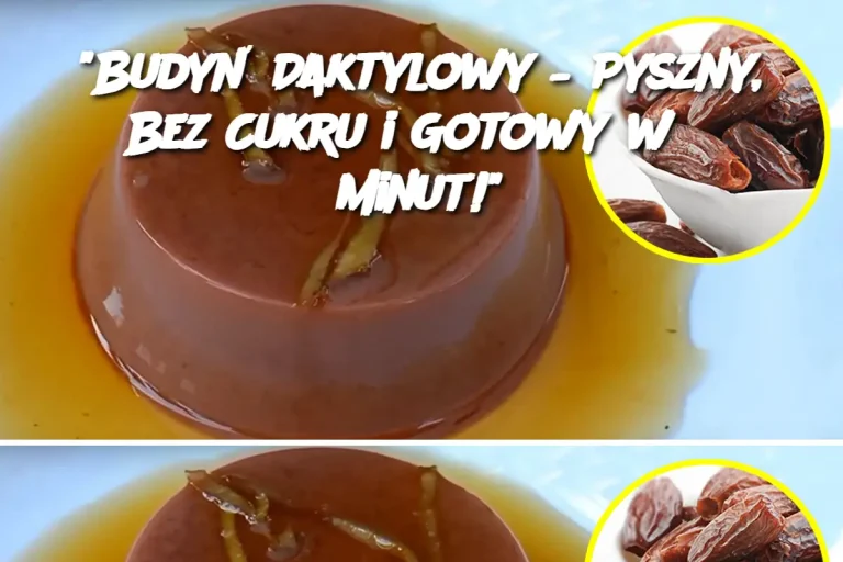 "Budyń Daktylowy – Pyszny, Bez Cukru i Gotowy w 5 Minut!"