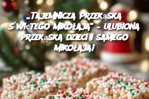 „Tajemnicza Przekąska Świętego Mikołaja” – ulubiona przekąska dzieci i samego Mikołaja!