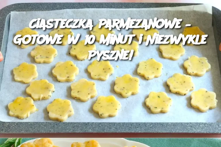 Ciasteczka Parmezanowe – Gotowe w 10 Minut i Niezwykle Pyszne!