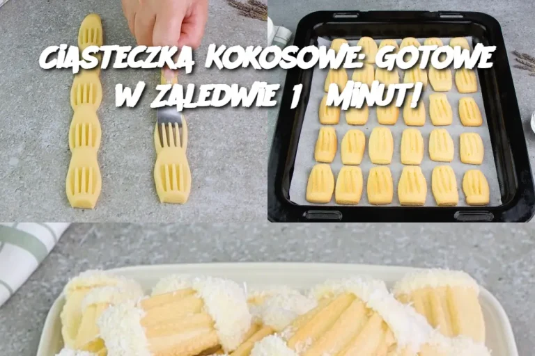 Ciasteczka Kokosowe: Gotowe w Zaledwie 15 Minut!