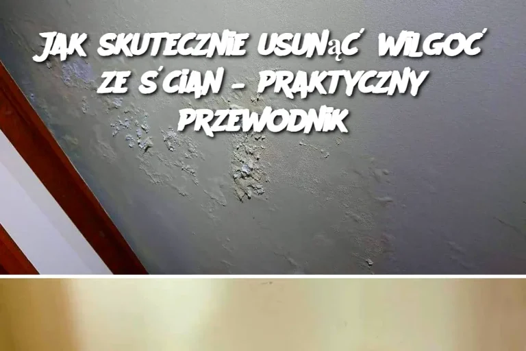 Jak skutecznie usunąć wilgoć ze ścian – praktyczny przewodnik