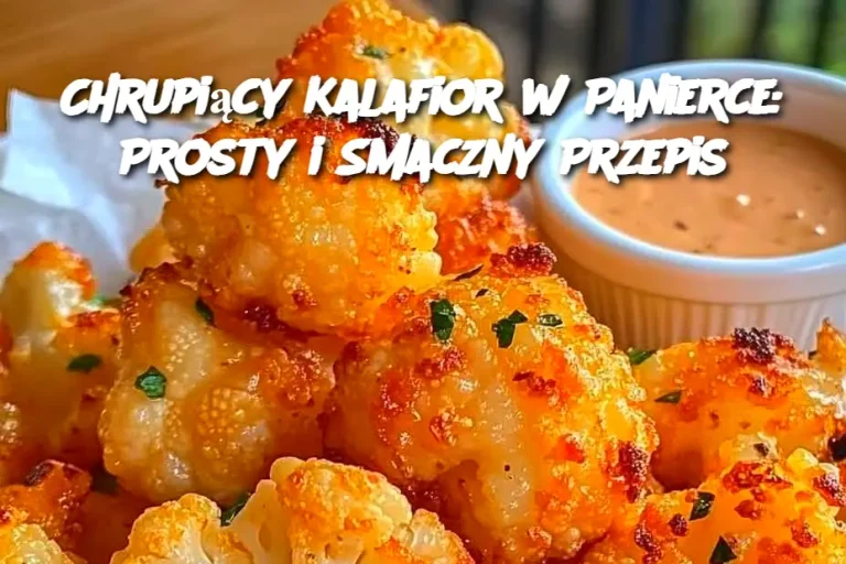 Chrupiący Kalafior w Panierce: Prosty i Smaczny Przepis