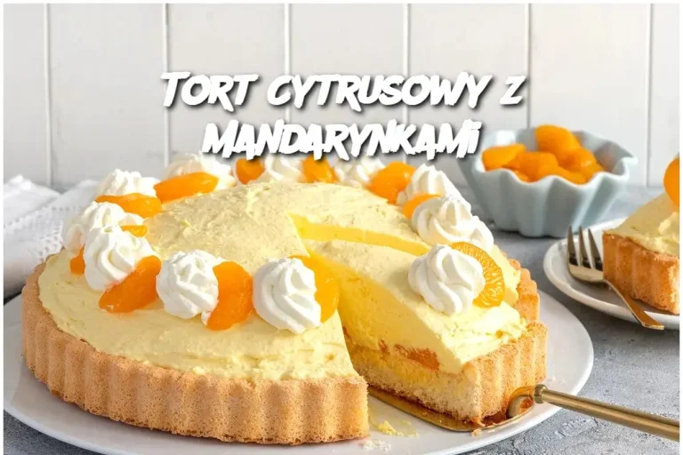 Tort Cytrusowy z Mandarynkami