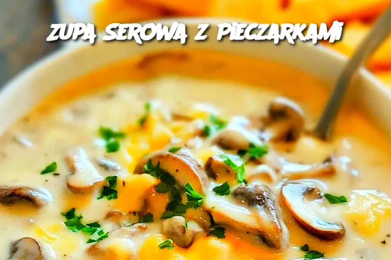 Zupa Serowa z Pieczarkami