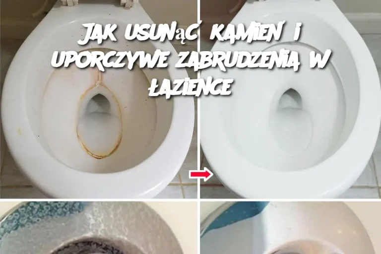 Jak usunąć kamień i uporczywe zabrudzenia w łazience