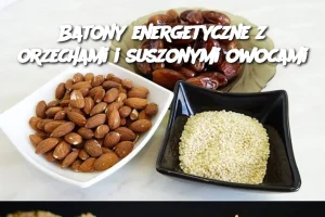 Batony energetyczne z orzechami i suszonymi owocami