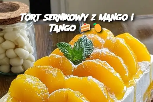 Tort Sernikowy z Mango i Tango 🍰🥭