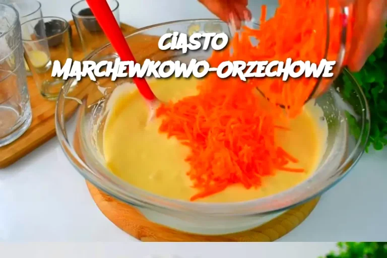 Ciasto Marchewkowo-Orzechowe