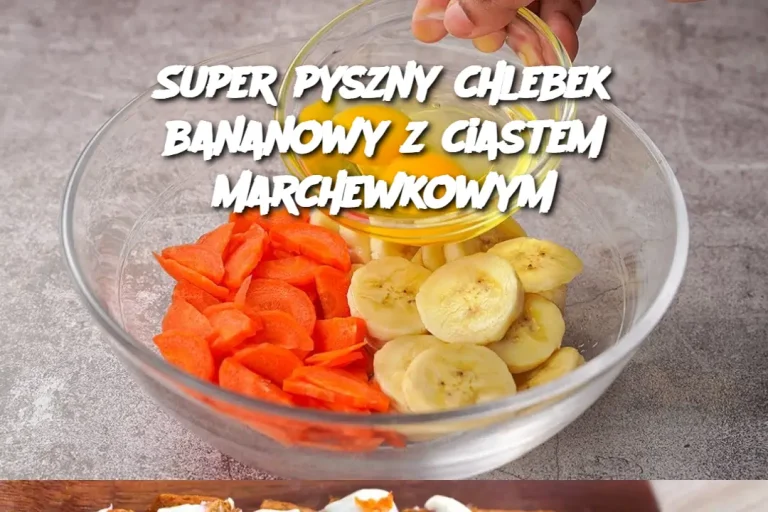 Super pyszny chlebek bananowy z ciastem marchewkowym