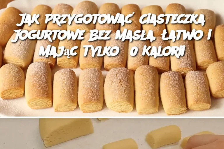 Jak Przygotować Ciasteczka Jogurtowe Bez Masła, Łatwo i Mając Tylko 50 Kalorii