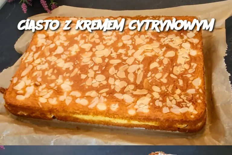 Ciasto z kremem cytrynowym