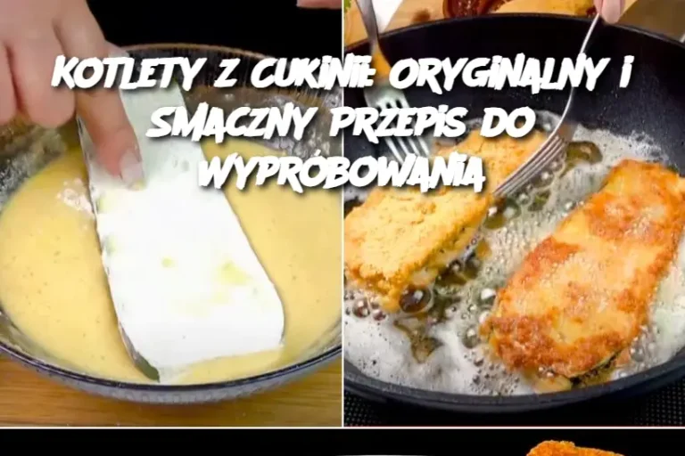 Kotlety z Cukinii: Oryginalny i Smaczny Przepis do Wypróbowania