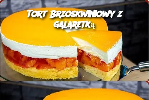 Tort Brzoskwiniowy z Galaretką