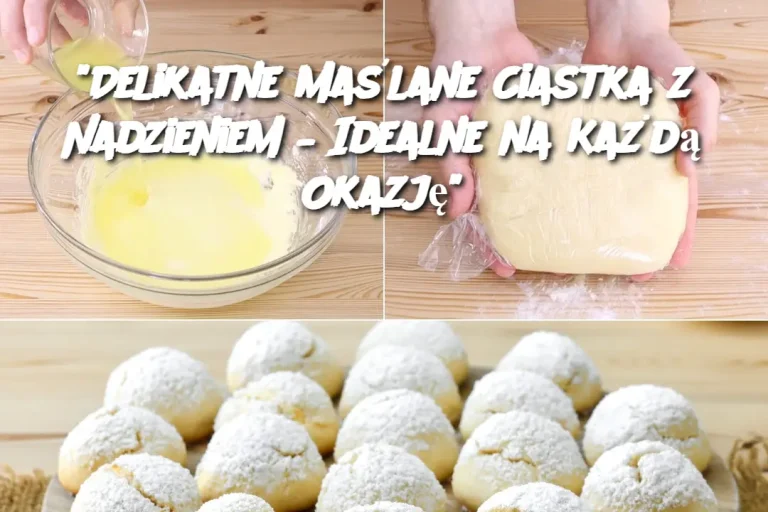 "Delikatne Maślane Ciastka z Nadzieniem – Idealne na Każdą Okazję"