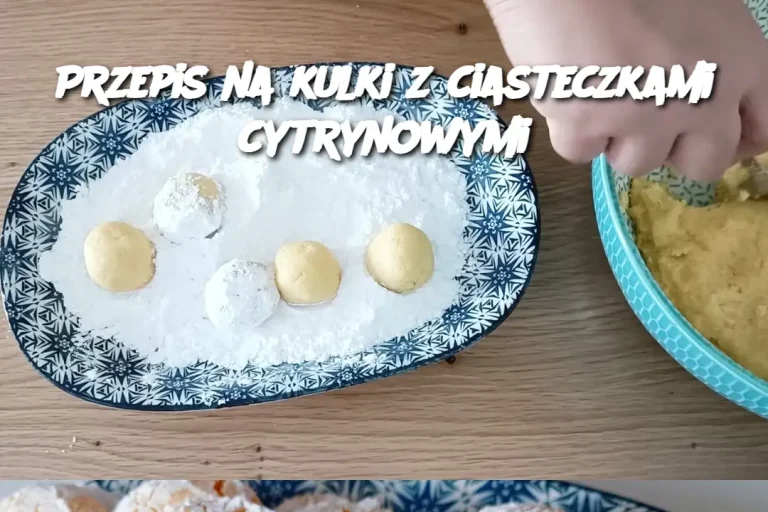 Przepis na kulki z ciasteczkami cytrynowymi