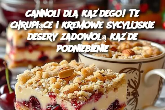 Cannoli dla każdego! Te chrupiące i kremowe sycylijskie desery zadowolą każde podniebienie