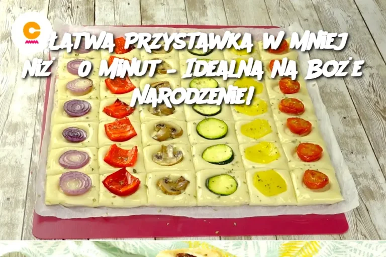 Łatwa Przystawka w Mniej niż 30 Minut – Idealna na Boże Narodzenie!