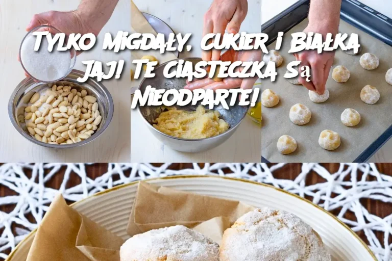 Tylko Migdały, Cukier i Białka Jaj! Te Ciasteczka Są Nieodparte!