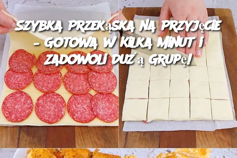 Szybka Przekąska na Przyjęcie – Gotowa w Kilka Minut i Zadowoli Dużą Grupę!