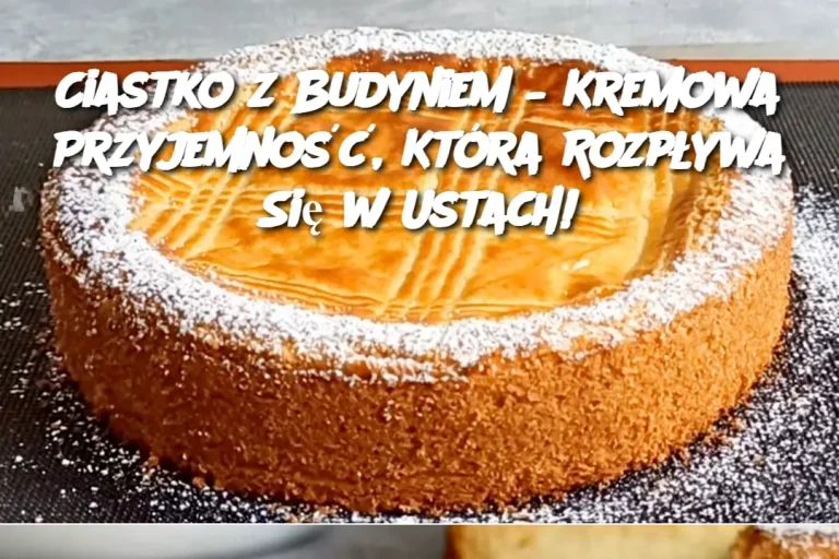 Ciastko z Budyniem – Kremowa Przyjemność, Która Rozpływa Się w Ustach!