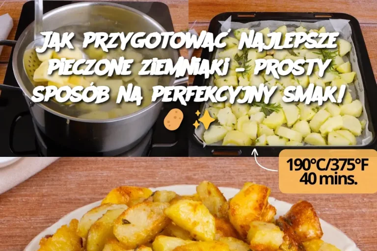 Jak przygotować najlepsze pieczone ziemniaki – prosty sposób na perfekcyjny smak! 🥔✨