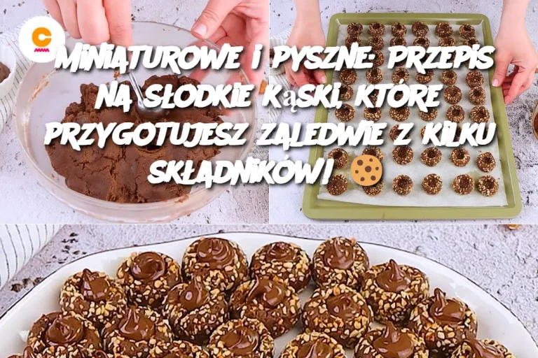 Miniaturowe i pyszne: Przepis na słodkie kąski, które przygotujesz zaledwie z kilku składników! 🍪