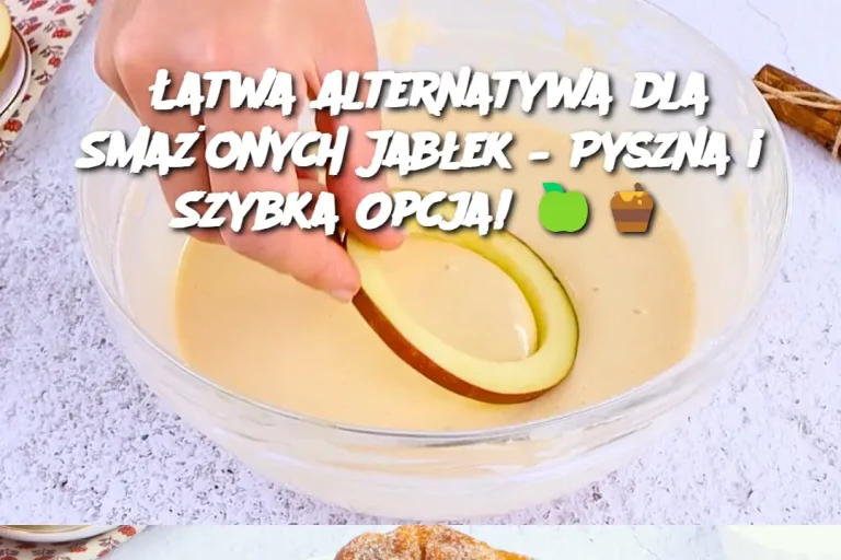 Łatwa Alternatywa dla Smażonych Jabłek – Pyszna i Szybka Opcja! 🍏🍯