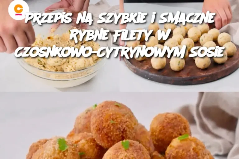 Przepis na Szybkie i Smaczne Rybne Filety w Czosnkowo-Cytrynowym Sosie