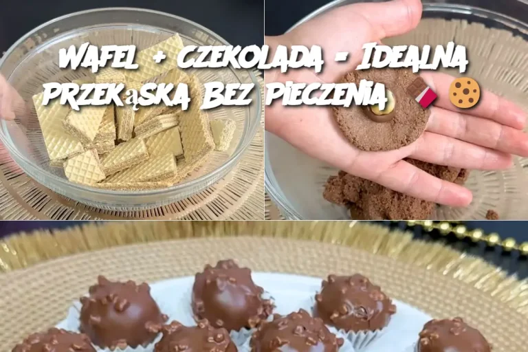 Wafel + Czekolada = Idealna Przekąska Bez Pieczenia 🍫🍪