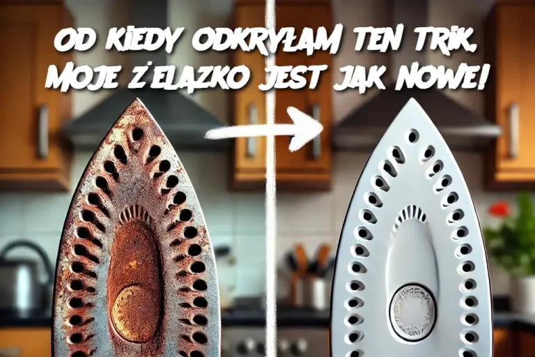 Od kiedy odkryłam ten trik, moje żelazko jest jak nowe!