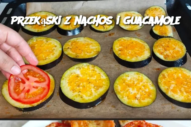 Przekąski z nachos i guacamole