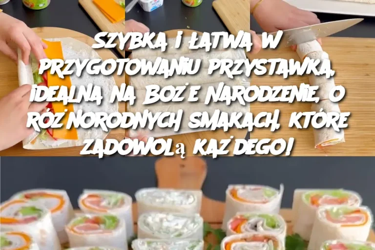 Szybka i łatwa w przygotowaniu przystawka, idealna na Boże Narodzenie, o różnorodnych smakach, które zadowolą każdego!