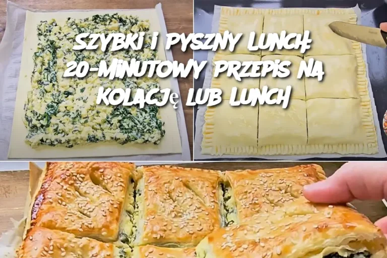 Szybki i Pyszny Lunch: 20-Minutowy Przepis na Kolację lub Lunch