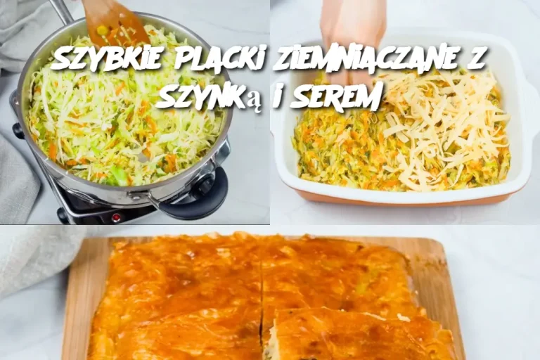 Szybkie Placki Ziemniaczane z Szynką i Serem