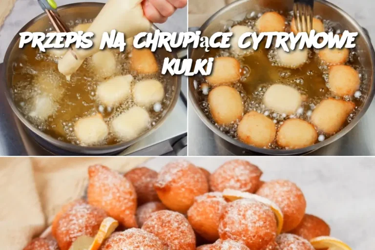 Przepis na Chrupiące Cytrynowe Kulki