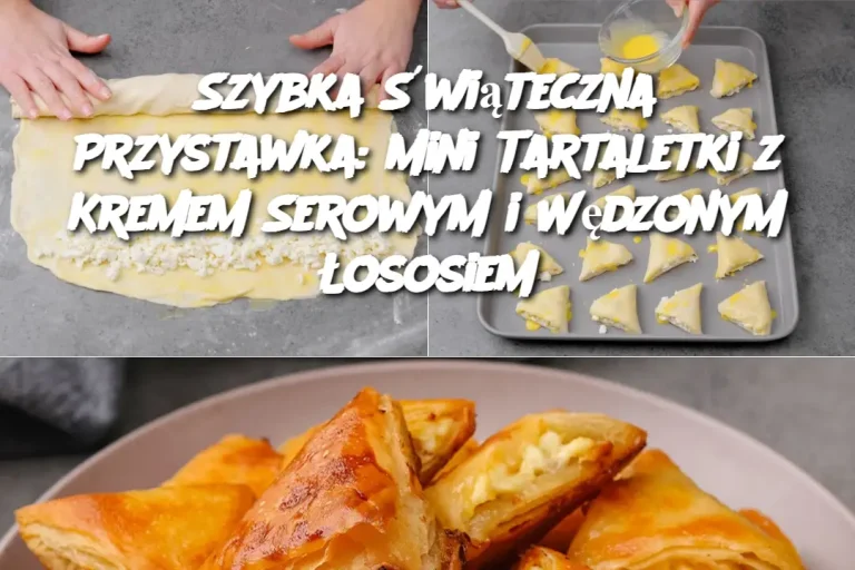 Szybka Świąteczna Przystawka: Mini Tartaletki z Kremem Serowym i Wędzonym Łososiem