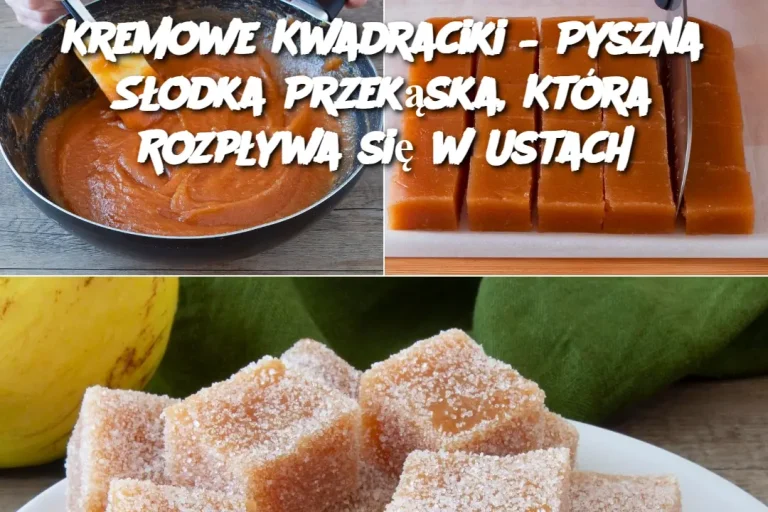 Kremowe Kwadraciki – Pyszna Słodka Przekąska, Która Rozpływa się w Ustach