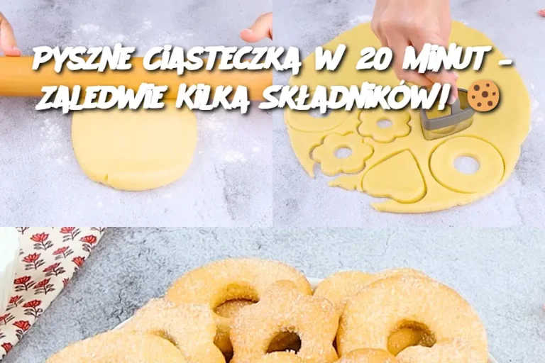 Pyszne Ciasteczka w 20 Minut – Zaledwie Kilka Składników! 🍪