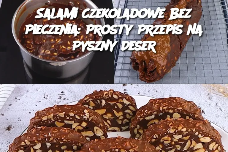 Salami Czekoladowe Bez Pieczenia: Prosty Przepis na Pyszny Deser