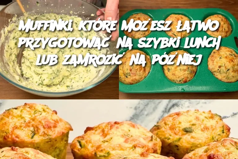 Muffinki, które możesz łatwo przygotować na szybki lunch lub zamrozić na później