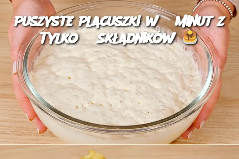 Puszyste Placuszki w 5 Minut z Tylko 3 Składników 🥞