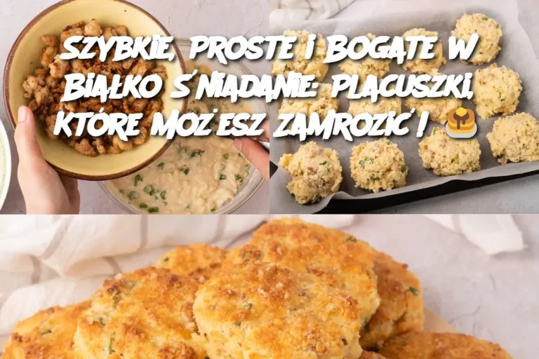 Szybkie, Proste i Bogate w Białko Śniadanie: Placuszki, Które Możesz Zamrozić! 🥞