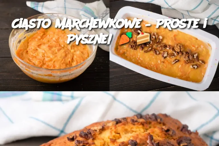 Ciasto Marchewkowe – Proste i Pyszne! 🥕🍰