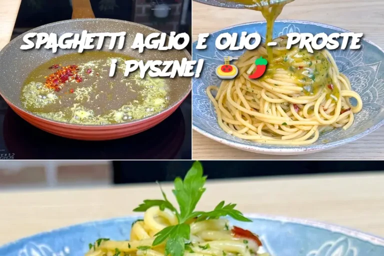 Spaghetti aglio e olio – Proste i Pyszne! 🍝🌶️