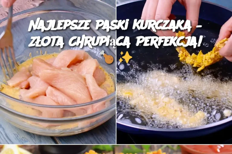 Najlepsze Paski Kurczaka – Złota Chrupiąca Perfekcja! 🍗✨