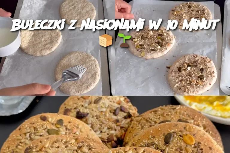 Bułeczki z nasionami w 10 minut 🍞🌱