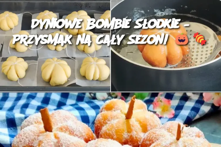 Dyniowe Bombie Słodkie – Przysmak na Cały Sezon! 🎃🍬