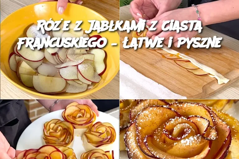 Róże z Jabłkami z Ciasta Francuskiego – Łatwe i Pyszne